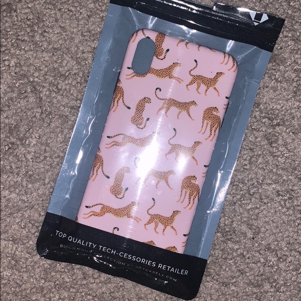 CASELY IPHONE XS MAX PINK LEOPARD PHONE CASE
